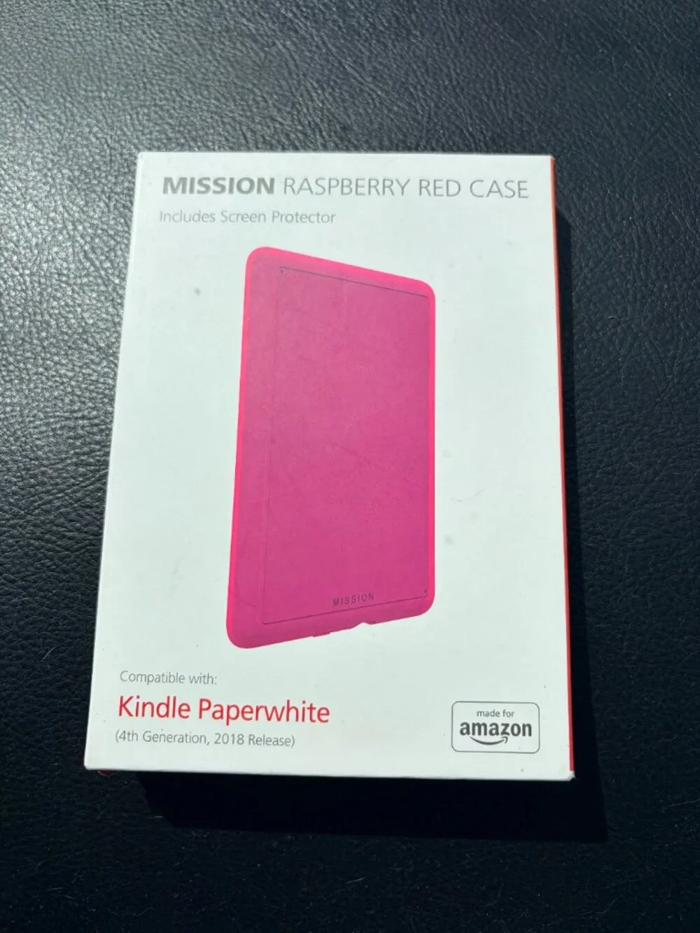 Raspberry Red Kindle Paperwhite Case for 4th Gen- NWT